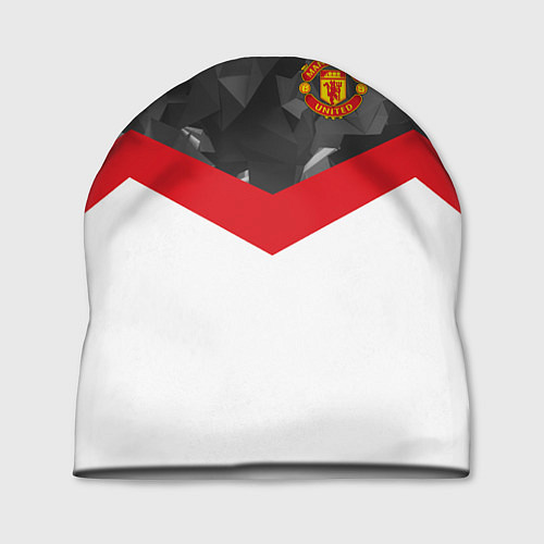 Шапка Man United FC: Grey Polygons / 3D-принт – фото 1