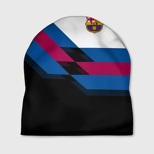 Шапка Barcelona FC: Black style / 3D-принт – фото 1