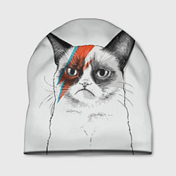 Шапка David Bowie: Grumpy cat, цвет: 3D-принт