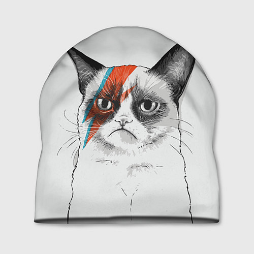 Шапка David Bowie: Grumpy cat / 3D-принт – фото 1