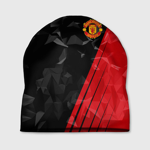 Шапка FC Manchester United: Abstract / 3D-принт – фото 1