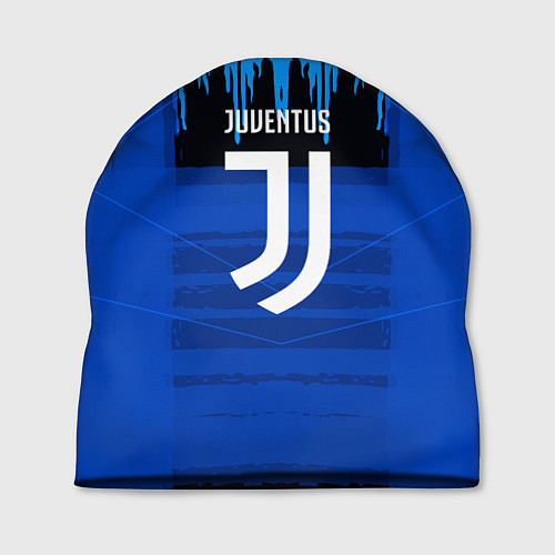 Шапка FC Juventus: Blue Abstract / 3D-принт – фото 1