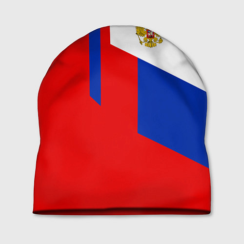 Шапка Russia: Geometry Tricolor / 3D-принт – фото 1