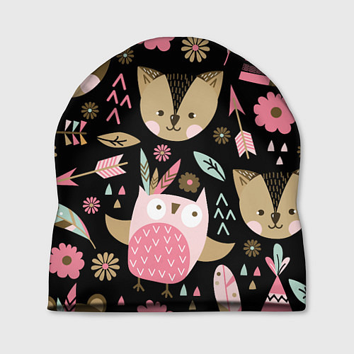 Шапка Лесные друзья / 3D-принт – фото 1