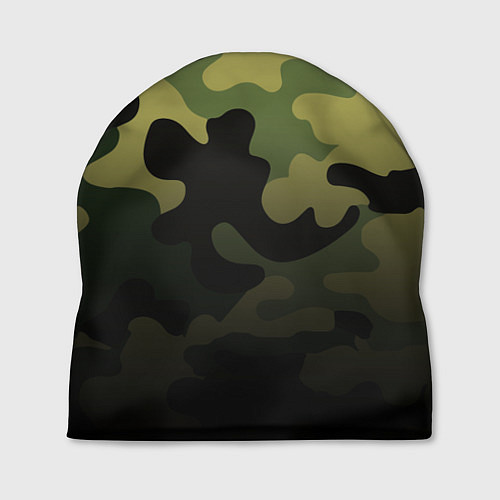 Шапка Camouflage Green / 3D-принт – фото 1