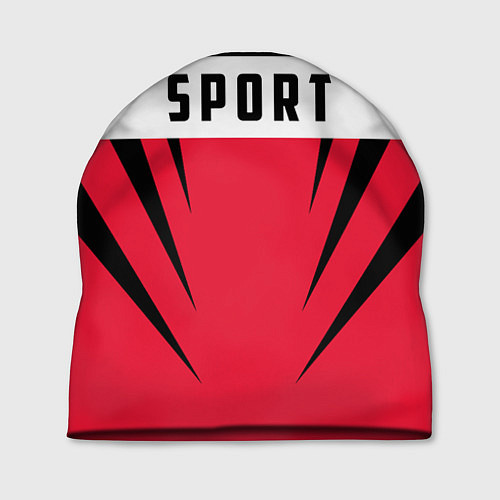 Шапка Sport: Red Style / 3D-принт – фото 1