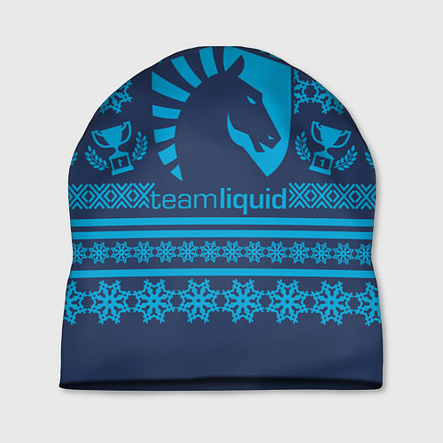 Шапка Team Liquid: Blue Pattern / 3D-принт – фото 1