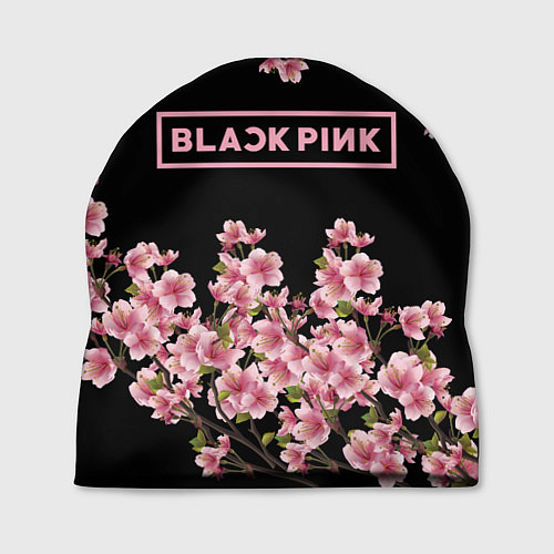 Шапка Black Pink: Delicate Sakura / 3D-принт – фото 1
