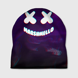 Шапка Marshmello: Violet Glitch, цвет: 3D-принт