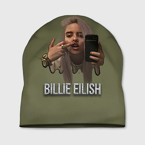 Шапка BILLIE EILISH / 3D-принт – фото 1