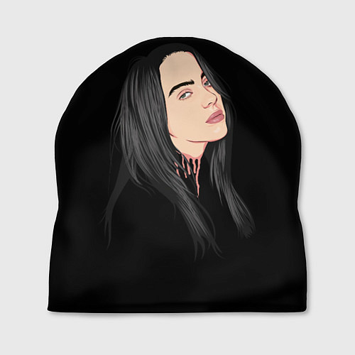 Шапка Billie Eilish: Black Style / 3D-принт – фото 1