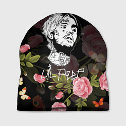 Шапка LIL PEEP ROSES, цвет: 3D-принт