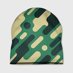 Шапка Военный камуфляж, цвет: 3D-принт