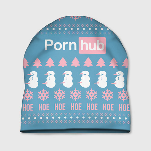 Шапка Pornhub - christmas sweater / 3D-принт – фото 1