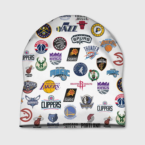 Шапка NBA Pattern / 3D-принт – фото 1