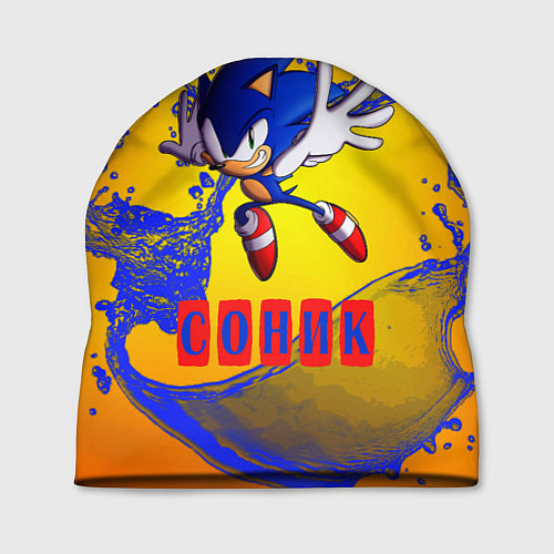 Шапка Sonic - Соник / 3D-принт – фото 1