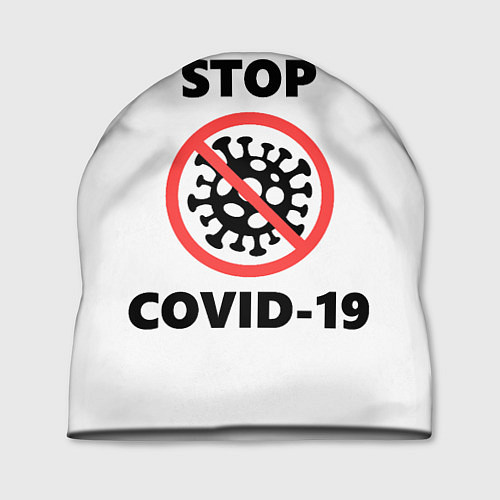 Шапка STOP COVID-19 / 3D-принт – фото 1