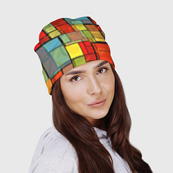 Шапка ГЕОМЕТРИЯ, цвет: 3D-принт — фото 2