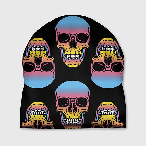 Шапка Neon skull! / 3D-принт – фото 1