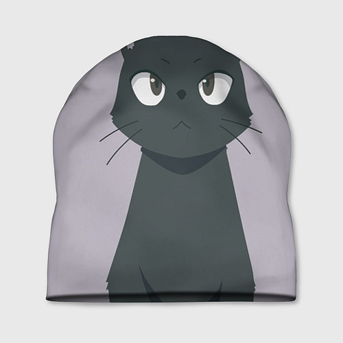 Шапка Чёрный кот / 3D-принт – фото 1