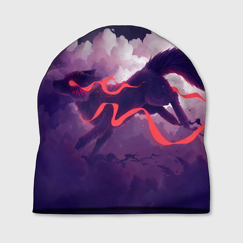 Шапка Лиса бежит по облакам / 3D-принт – фото 1