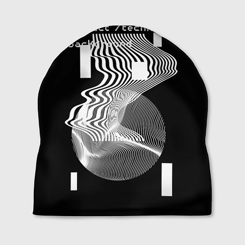 Шапка Technologyabstract / 3D-принт – фото 1