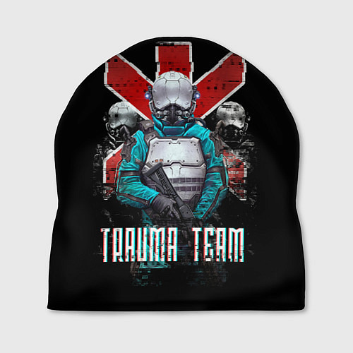 Шапка CYBERPUNK TRAUMA TEAM / 3D-принт – фото 1