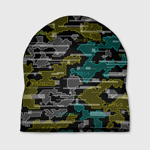 Шапка Futuristic Camo / 3D-принт – фото 1