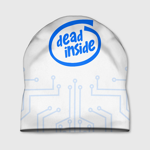 Шапка DEAD INSIDE / 3D-принт – фото 1