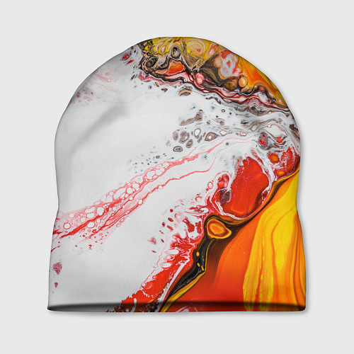 Шапка Рисунок желтой краской / 3D-принт – фото 1