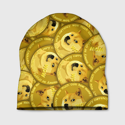 Шапка DOGECOIN DOGE ДОГИКОИН / 3D-принт – фото 1