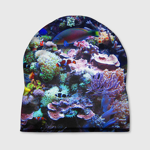 Шапка Коралловые рыбки / 3D-принт – фото 1