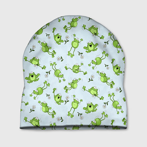 Шапка Веселые лягушки / 3D-принт – фото 1