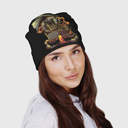 Шапка БИТВА С ДРАКОНОМ, цвет: 3D-принт — фото 2