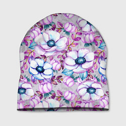 Шапка Анемоны - цветочный ковер, цвет: 3D-принт