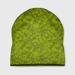 Шапка Зеленый мраморный узор