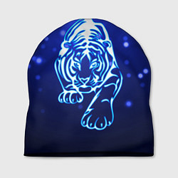 Шапка Неоновый тигр, цвет: 3D-принт