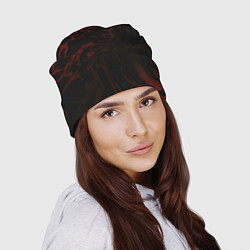 Шапка Извержение Вулкана Лава, цвет: 3D-принт — фото 2