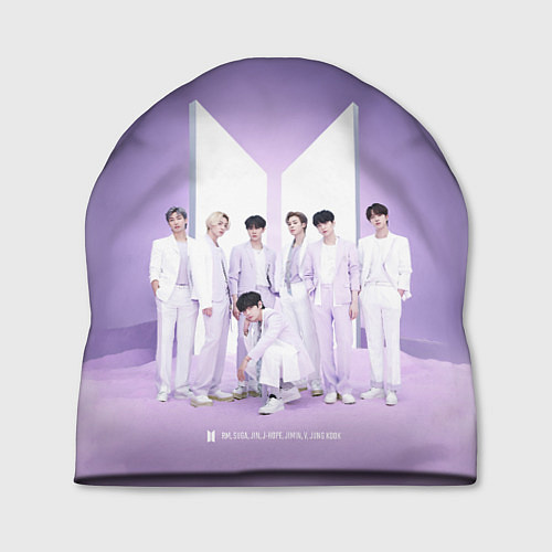 Шапка BTS Purple / 3D-принт – фото 1