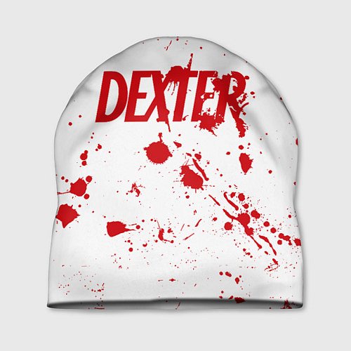 Шапка Dexter logo Декстер брызги крови / 3D-принт – фото 1