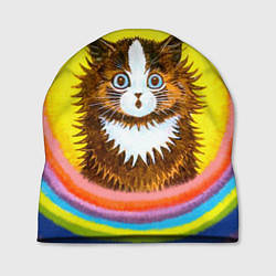 Шапка Радужный кот Луиса Уэйна, цвет: 3D-принт