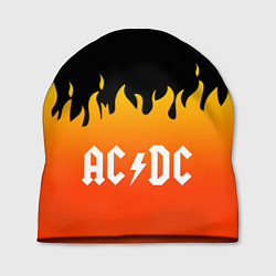 Шапка AC DC FIRE HEAD, цвет: 3D-принт