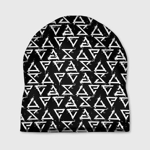Шапка ЗНАКИ ВЕДЬМАКА БРЫЗГИ СИМВОЛЫ ГЕРАЛЬТА / 3D-принт – фото 1