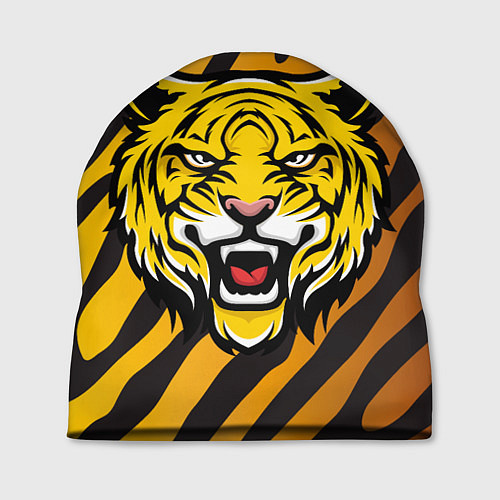 Шапка Рычащий тигр голова / 3D-принт – фото 1