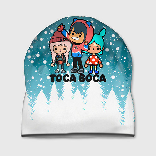 Шапка Новогодний Toca Boca / 3D-принт – фото 1