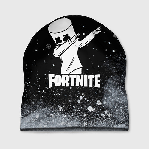 Шапка НОВОГОДНИЙ FORTNITE MARSHMELLO / 3D-принт – фото 1