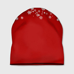 Шапка Рождественские снежинки, цвет: 3D-принт