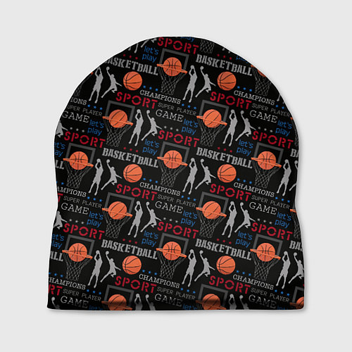 Шапка Basketball - Баскетбол / 3D-принт – фото 1