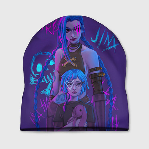 Шапка Arcane League Of Legends JINX / 3D-принт – фото 1