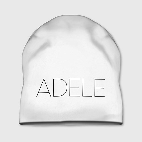 Шапка Adele - White / 3D-принт – фото 1